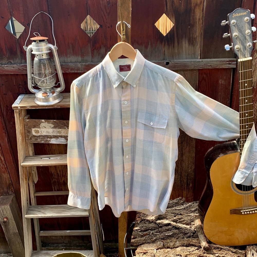 Vintage Mervins Cambridge classics button up.